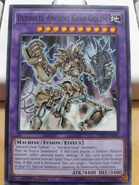 Ultimate Ancient Gear Golem - LED2-EN036 - Common