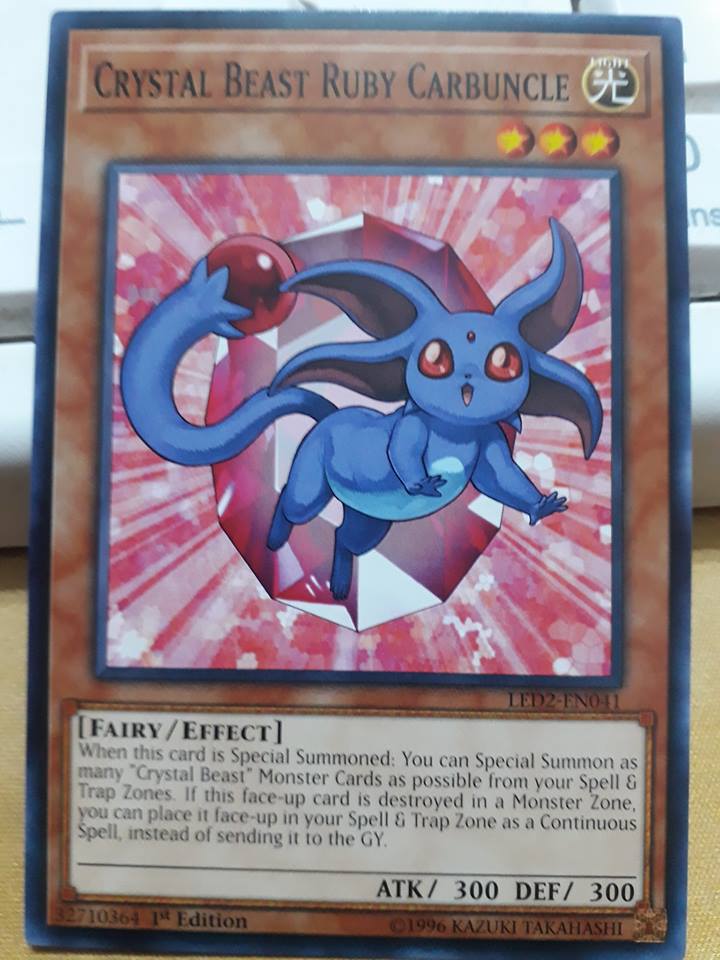 Crystal Beast Ruby Carbuncle - LED2-EN041 - Common 1