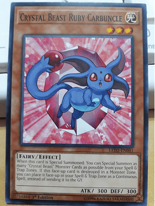 Crystal Beast Ruby Carbuncle - LED2-EN041 - Common