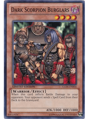 Dark Scorpion Burglars - GLD5-EN004 - Common