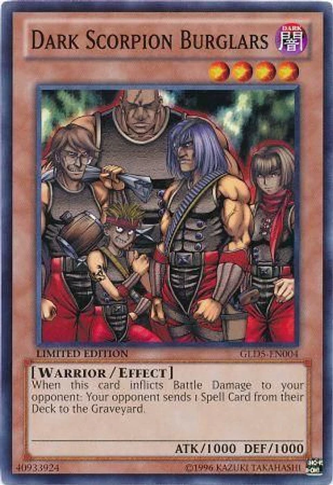 Dark Scorpion Burglars - GLD5-EN004 - Common
