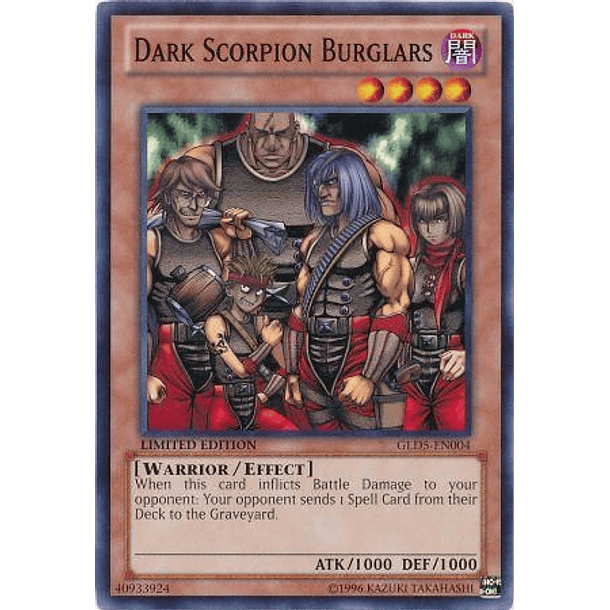 Dark Scorpion Burglars - GLD5-EN004 - Common