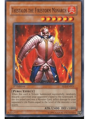 Thestalos Firestorm Monarch - SD3-EN011 - Common