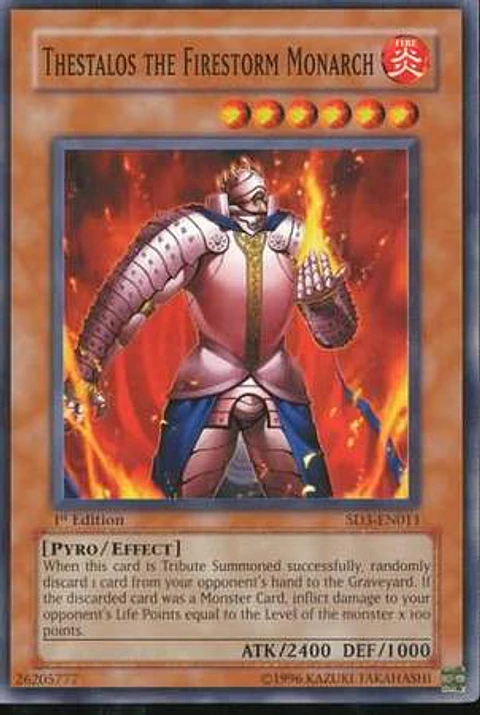 Thestalos Firestorm Monarch - SD3-EN011 - Common