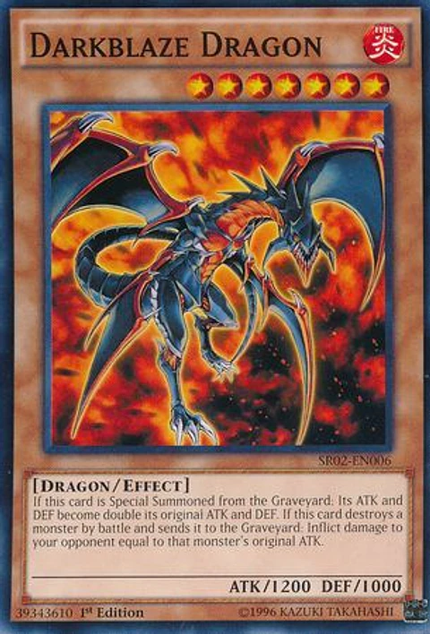 Darkblaze Dragon - SR02-EN006 - Common 