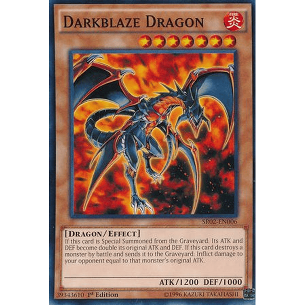 Darkblaze Dragon - SR02-EN006 - Common 