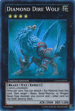 Diamond Dire Wolf - CT10-EN012 - Super Rare 1