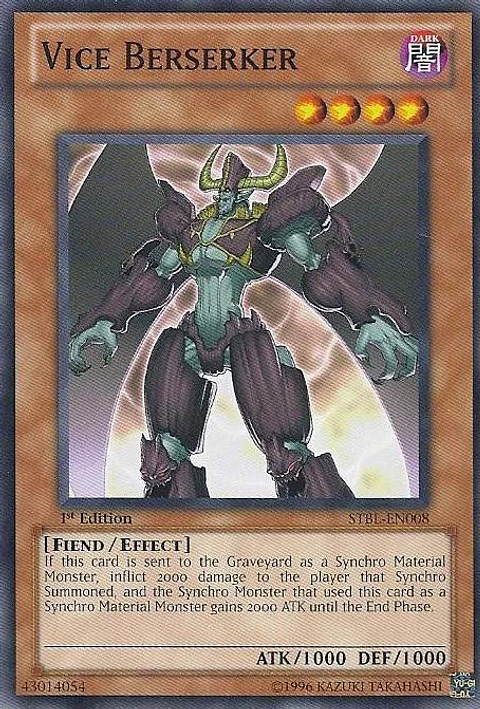 Vice Berserker - STBL-EN008 - Common 