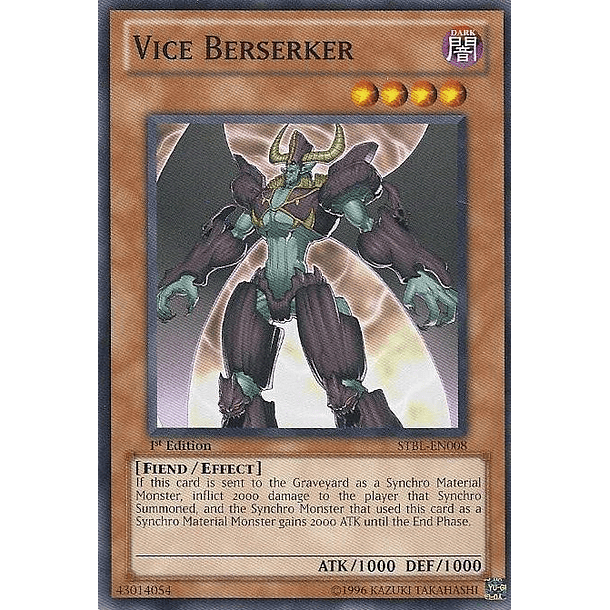Vice Berserker - STBL-EN008 - Common 