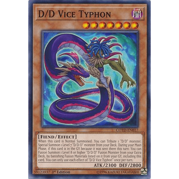 D/D Vice Typhon - COTD-EN017 - Common