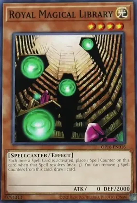 Royal Magical Library - OP16-EN016 - Common 