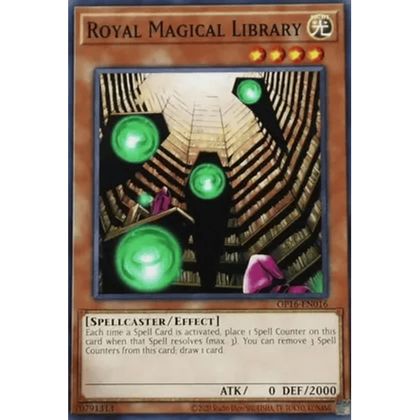 Royal Magical Library - OP16-EN016 - Common 