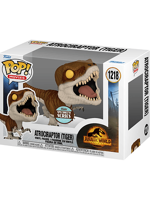 Funko Pop Movies: Jurassic World Dominion - Atrociraptor Tiger Specialty Series #1218