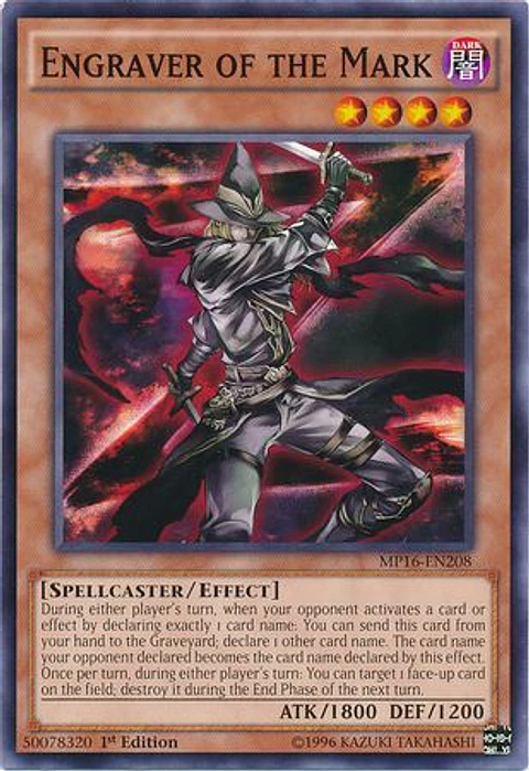 Engraver of the Mark - MP16-EN208 - Common 