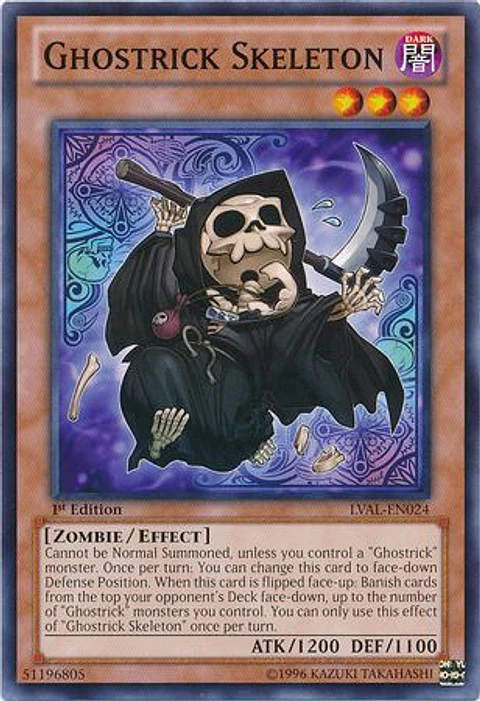 Ghostrick Skeleton - LVAL-EN024 - Common 