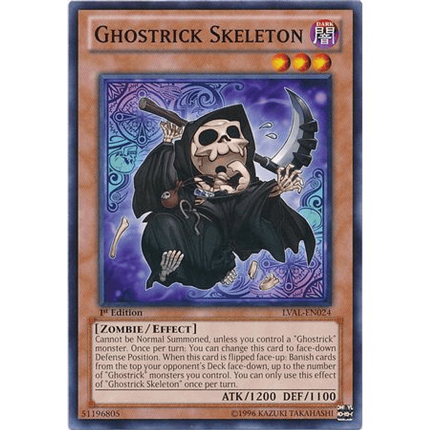 Ghostrick Skeleton - LVAL-EN024 - Common 