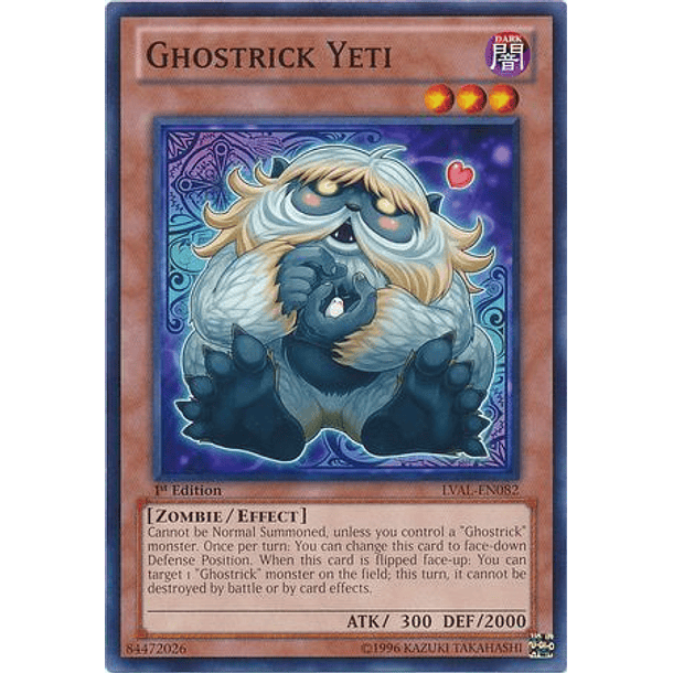 Ghostrick Yeti - LVAL-EN082 - Common