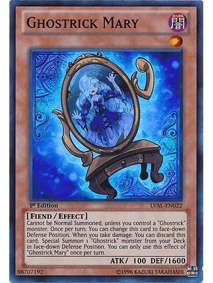 Ghostrick Mary - LVAL-EN022 - Super Rare 