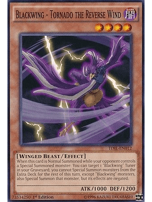 Blackwing - Tornado the Reverse Wind - TDIL-EN012 - Common 