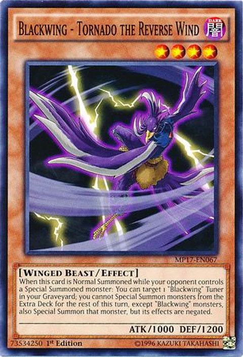 Blackwing - Tornado the Reverse Wind - MP17-EN067 - Common 