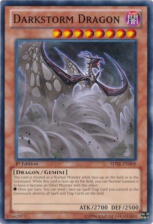 Darkstorm Dragon - SDBE-EN008 - Common 1