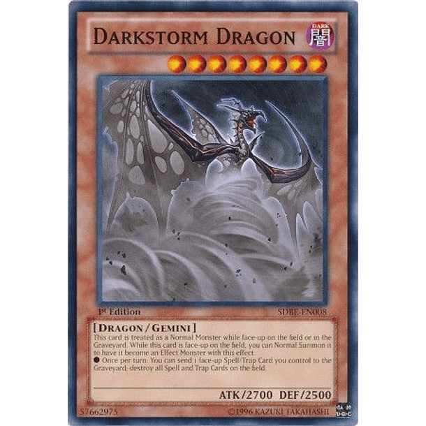 Darkstorm Dragon - SDBE-EN008 - Common