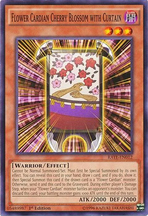 Flower Cardian Cherry Blossom with Curtain - RATE-EN012 - Common