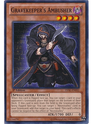 Gravekeeper's Ambusher - LVAL-EN032 - Common