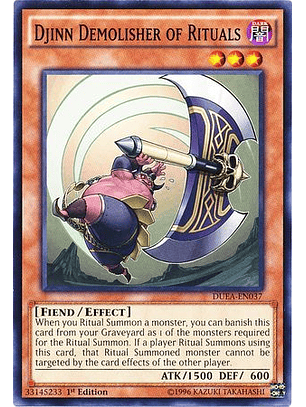 Djinn Demolisher of Rituals - DUEA-EN037 - Common