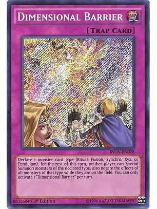 Dimensional Barrier - INOV-EN078 - Secret Rare
