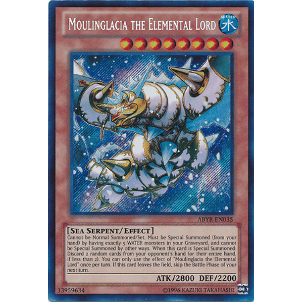 Moulinglacia the Elemental Lord - ABYR-EN035 - Secret Rare