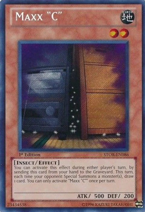 Maxx "C" - STOR-EN086 - Secret Rare 1st Edition