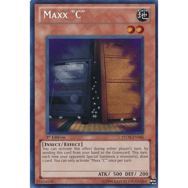 Maxx "C" - STOR-EN086 - Secret Rare 1st Edition