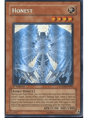 Honest - LODT-EN001 - Ghost Rare 1st Edition (NM)