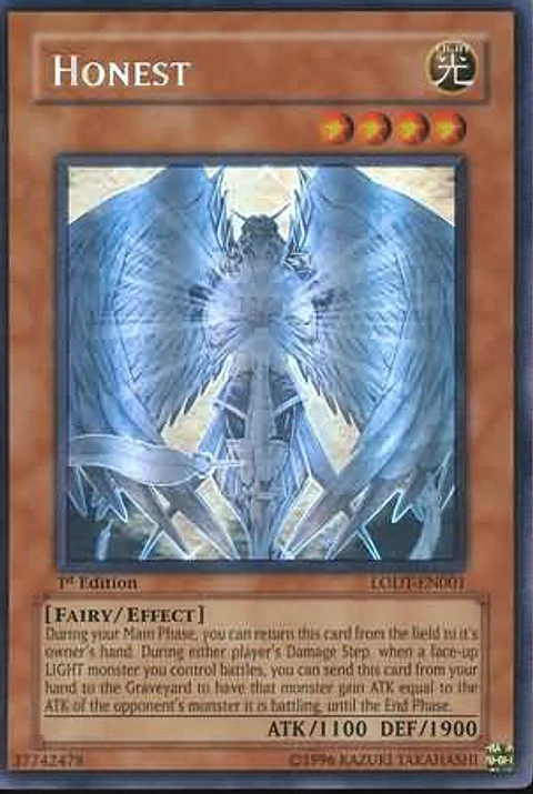 Honest - LODT-EN001 - Ghost Rare 1st Edition (NM)