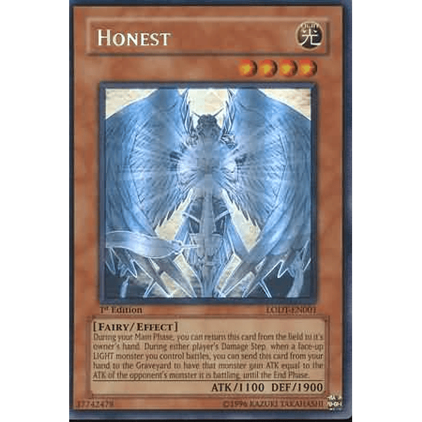 Honest - LODT-EN001 - Ghost Rare 1st Edition (NM)