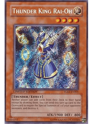 Thunder King Rai-Oh - YG02-EN001 - Secret Rare