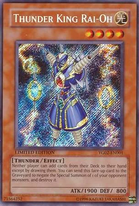 Thunder King Rai-Oh - YG02-EN001 - Secret Rare