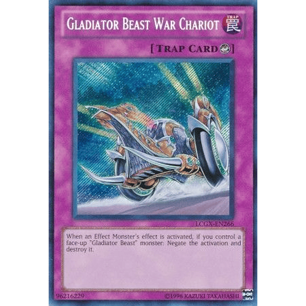 Gladiator Beast War Chariot - LCGX-EN266 - Secret Rare