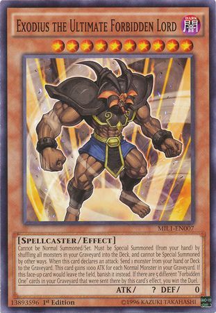 Exodius the Ultimate Forbidden Lord - MIL1-EN007 - Common 1