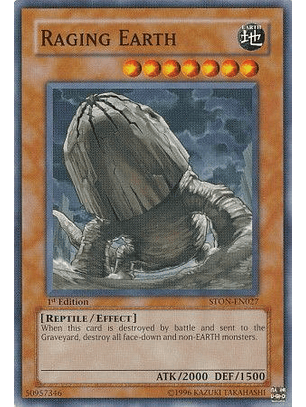 Raging Earth - STON-EN027 - Common