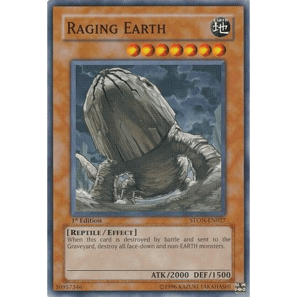 Raging Earth - STON-EN027 - Common