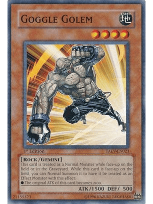 Goggle Golem - TAEV-EN023 - Common