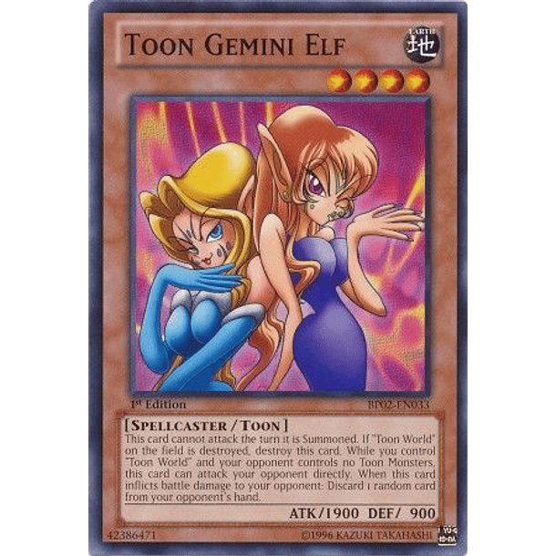 Toon Gemini Elf - BP02-EN033 - Common 