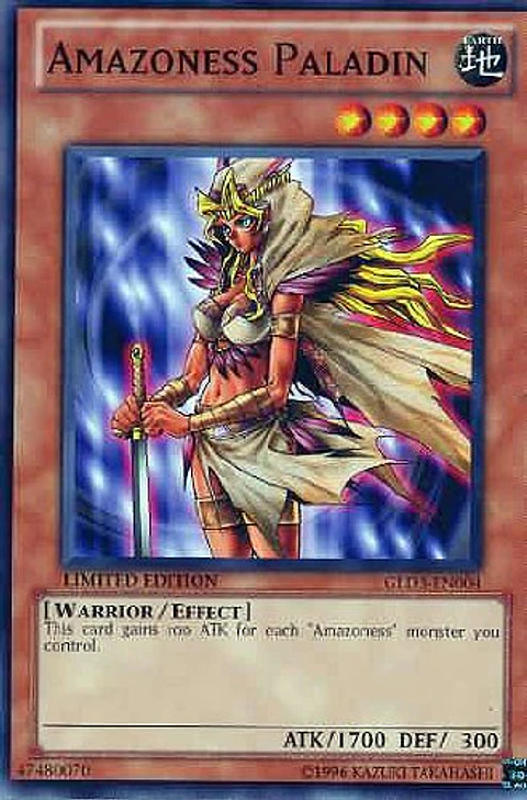 Amazoness Paladin - GLD3-EN004 - Common