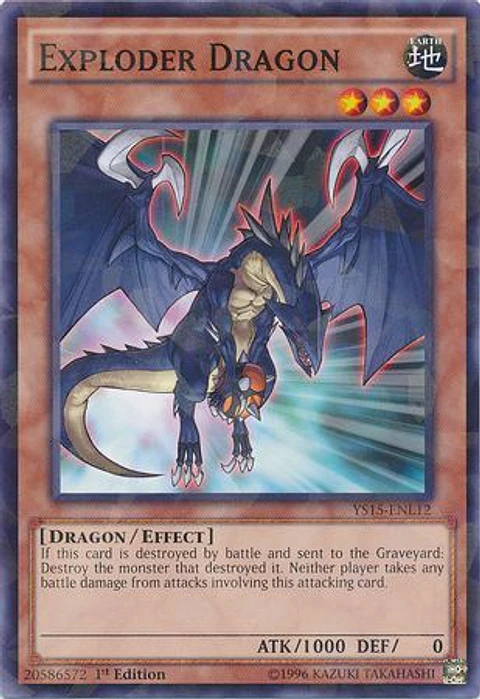 Exploder Dragon - YS15-ENL12 - Shatterfoil Rare