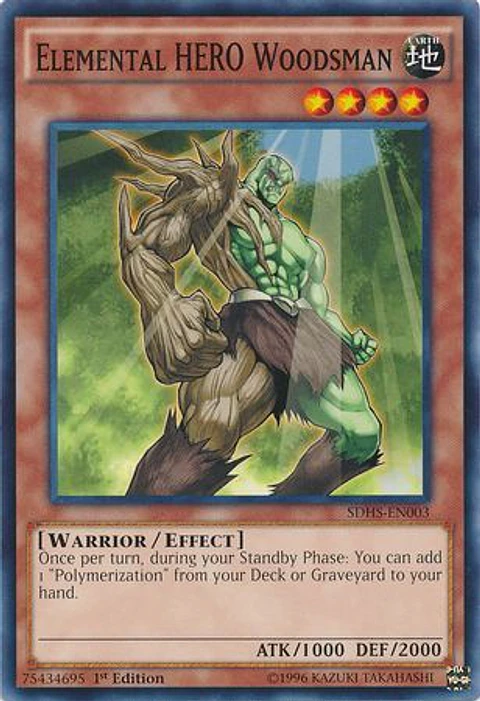 Elemental Hero Woodsman - SDHS-EN003 - Common
