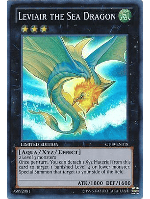 Leviair the Sea Dragon - CT09-EN018 - Super Rare LP