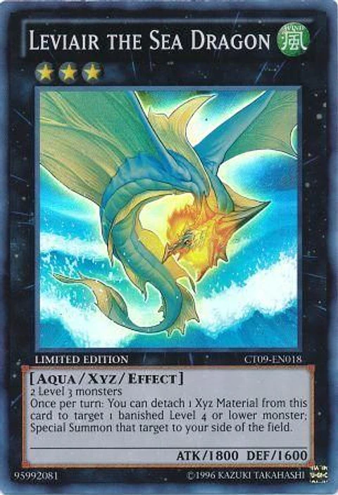 Leviair the Sea Dragon - CT09-EN018 - Super Rare LP