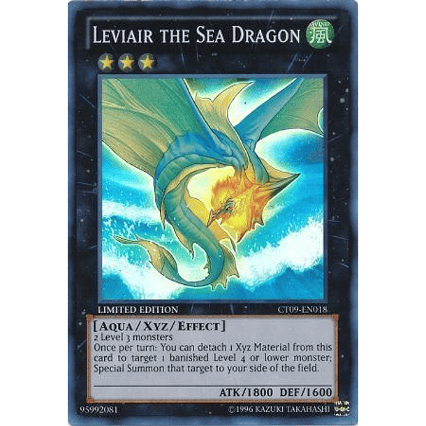Leviair the Sea Dragon - CT09-EN018 - Super Rare LP